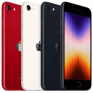 Apple iPhone SE 2022 64GB Schwarz Weiss Rot - Refurbished Hervorragend WIE NEU⭐ - Bild 1 von 10