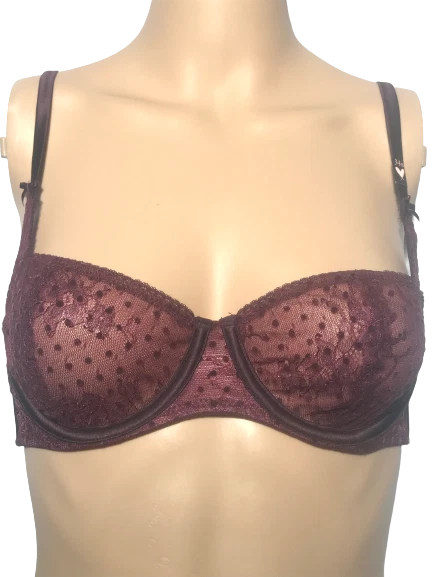 SUJETADOR BALCONET VICTORIAS SECRET DREAM ANGELS SIN FORRO LUNARES NUEVO CON ETIQUETAS  Foto 1 de 1