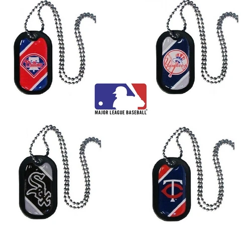 Necklace NEW Official MLB 28" Adjustable Dog Tag Color Men / Women CHOOSE TEAM Cover