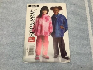 Butterick Toddlers/Children Poncho And Pants Size A (1-2-3) B4829 2006 - Picture 1 of 6