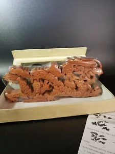 Bits & Pieces, Wooden Asian Dragon Puzzle Carved New in Box - Picture 1 of 2