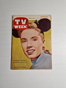 TV Week Perth October 19-25, 1961 Darlene Gillespie The Mickey Mouse Club Disney - Picture 1 of 7
