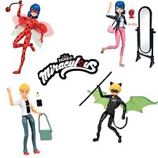 NEW ZAG HEROEZ 5" MIRACULOUS LADYBUG CAT NOIR ACTION FIGURE SET POSEABLE TOY