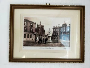 Abingdon Market Place & Queen Victoria Statue 1890 Framed Art Print - F Frith Co - Picture 1 of 8