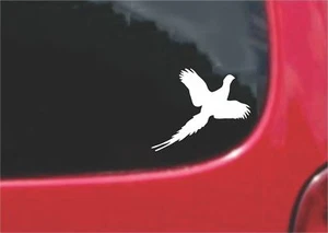2 (PCS) Pheasant Flying Stickers Decals 20 Colors To Choose - Foto 1 di 3