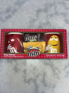 M&M's 2014 "Red & Yellow" Character Collectors Mug Gift Set NIB - Picture 1 of 12