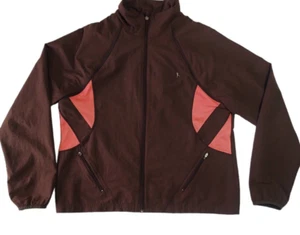 Danskin 2-in-1 wandelbare Jacke/Weste Damen XL (16-18) Zip-Off Ärmel braun - Bild 1 von 10