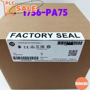 New Allen-Bradley 1756-PA75 SER B PLC ControlLogix AC Power Supply US Free Tax - Picture 1 of 4