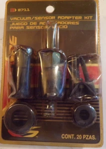SPECTRE VACUUM/SENSOR ADAPTER KIT P/N 8711, 6 PIECES, HOLE SAWS GROMMETS - Foto 1 di 3