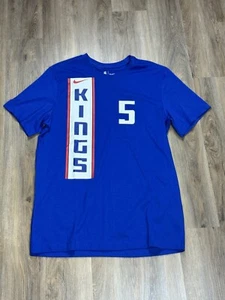 Nike De'Aaron Fox Sacramento Kings City Edition T-Shirt NBA #5 Size Large NEW - Picture 1 of 6