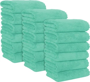 18 Pack Premium Hand Towels - Quick Drying - Microfiber Coral Velvet Highly Abso - Picture 1 of 7