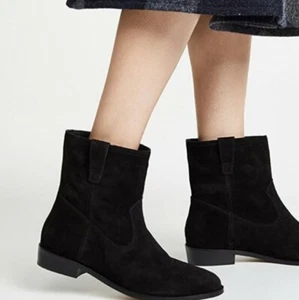 Rebecca Minkoff Chasidy Wildleder schwarze Stiefeletten Größe 7,5 M - Bild 1 von 9