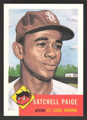 1991 Topps Archives 1953 #220 Satchel Paige - Image 1 of 2