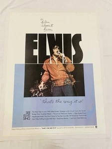 1971 ELVIS THAT’S THE WAY IT IS ORIGINAL ROLLED LINEN BACKED 30x40 MOVIE POSTER - Picture 1 of 9