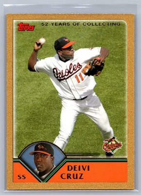 Deivi Cruz 2003 Topps Traded & Rookies Gold /2003 #T68 - Image 1 of 2