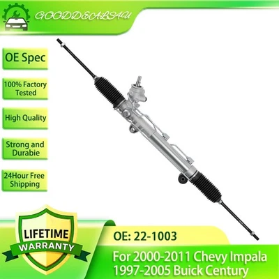 Power Steering Rack & Pinion for Chevy Impala 2000-11 Pontiac Grand Prix 1997-08 Foto 1 de 4