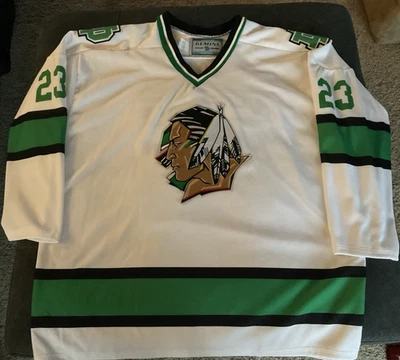 RARE UND North Dakota Hockey Engelstad 23 Commemorative Jersey -Adult LG- Gemini - Image 1 of 4
