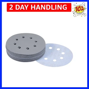 20 Stck. 5 Zoll 8 Loch Haken und Schleife Schleifscheibe 3000er Körnung Beflockung Schleifpapier R... - Bild 1 von 6