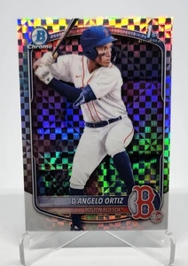 2025 Bowman D'Angelo Ortiz 1st Chrome X-Fractor #BCP-61 - Boston Red Sox - Picture 1 of 2
