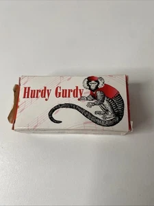 Hurdy Gurdy Sankyo Music Box Hand-Crank “Aloha Oe” Historic Deerfield MA Box - Picture 1 of 8