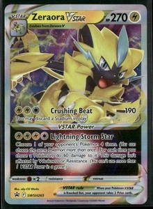 SWSH: Sword & Shield Promo Cards #SWSH265 Zeraora VSTAR - Picture 1 of 2
