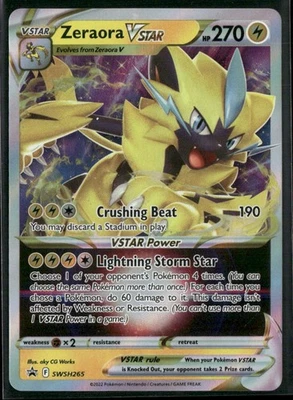 SWSH: Sword & Shield Promo Cards #SWSH265 Zeraora VSTAR - Image 1 of 2