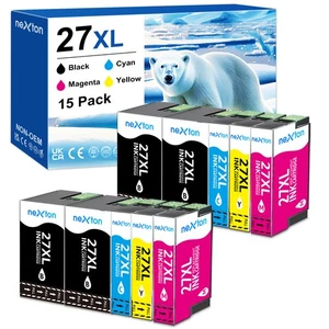 10x Patronen für 27XL WF 3620 3640 7110 7210 7610 7615 7620 7710 7715 7720 - Bild 1 von 6