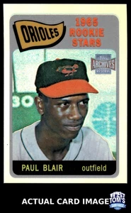 2001 Topps Archives Reserve #473 Paul Blair Baltimore Orioles RC NM - Bild 1 von 4