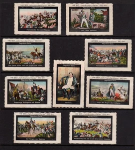 German Advertising Stamps- Napoleon Series, Group of 9 - Picture 1 of 3