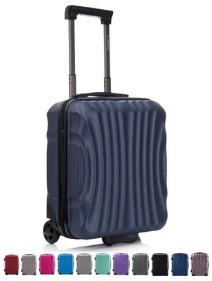 R.LEONF Valigia Trolley Bagaglio a Mano 45x36x20cmEasy jet 2 Ruota in ABS 2037ES