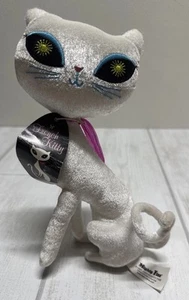 Sababa Mighty Fine White French Kitty Collectible Stuffed Plush Toy 2004 New - Picture 1 of 9