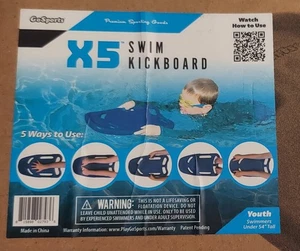 Go Sport X5 Swim Kickboard for Swimming Training Kids Size Under 54" Pre-Owned  - Picture 1 of 11