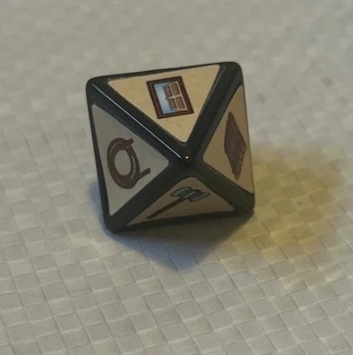 Jogo de tabuleiro Jumanji 2017 substituição Rescue Die – 1 Black Die (Edição Cardinal) - Imagem 1 de 2