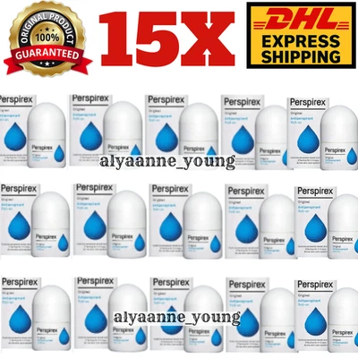 15X Perspirex Original Antiperspirant  Roll-On 20ml Extra Effective for 3-5 days - Image 1 of 4