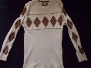 Brown long sleeve thermo t shirt Bare Fox long sleeve brown thermal T- shirt L - Picture 1 of 5