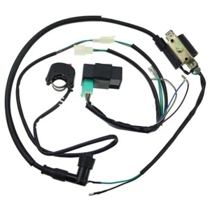 Full Kick Start Engine Wire Wiring Harness Loom Kit 125cc 140c PIT PRO Dirt Bike - Picture 1 of 10