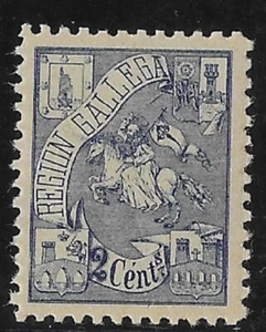 VIÑETAS NACIONALISTAS 2 CTS " REGIÓN GALLEGA" - Picture 1 of 2