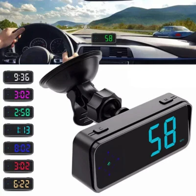 Universal Auto Digital GPS Speedo MPH KM/H HUD Head Up Display Tachometer - Bild 1 von 4