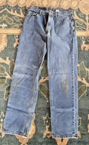 Pantalones de mezclilla vintage Levis 468 relajados pierna recta azul lavado claro para hombre 34x34" - Imagen 1 de 10