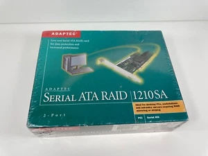 Adaptec Serial ATA RAID 1210SA 2-Port PCI Controller New Sealed - Picture 1 of 9