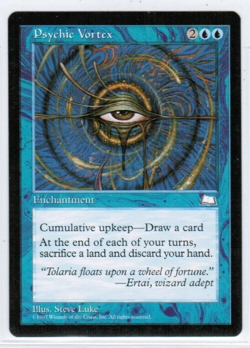 MAGIC the GATHERING---"Psychic Vortex"---WEATHERLIGHT (MTG-48-2) - Image 1 of 1