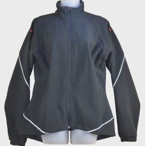 Nike Running Reflective Youth Track Jacket Size L 12-14 Black Kids Vintage - Picture 1 of 14