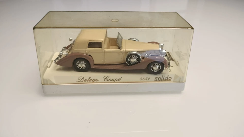 DELAGE COUPE' REF.4051 AGE D'OR SOLIDO SCALA 1/43 -A5 - Immagine 1 di 1