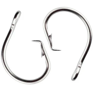 30+30pcs stainless steel Tuna Circle Hook Big Game Fishing Hook 39960D 11/0+12/0 - Picture 1 of 12