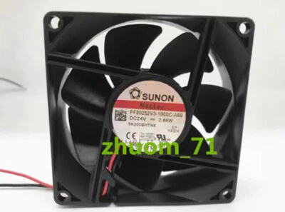 1PC SUNON 8025 PF80252V3-1000C-A99 24V 2.88W inverter cooling fan - Image 1 of 3