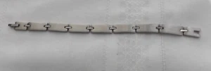 Pulsera con cierre rectangular de acero inoxidable #ST547 - Imagen 1 de 5