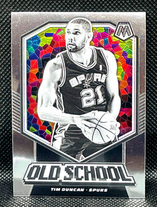 2019-20 Panini Mosaic Basketball - TIM DUNCAN - Old School Chrome Insert