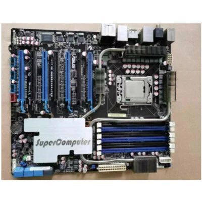 Placa madre de escritorio para Asus P6T7 WS SuperComputer LGA1366 X58 DDR3 ATX prueba OK - Imagen 1 de 4