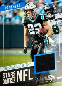 🔥 CHRISTIAN McCAFFREY 🔥 Panini Stars of NFL PLAYER WORN Jersey Patch Relic - Bild 1 von 2