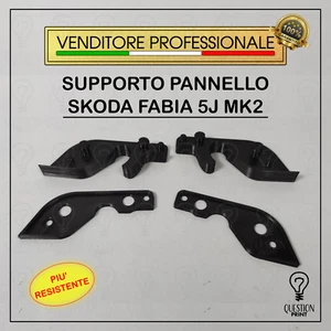 SUPPORTO CLIP CAPPELLIERA BAULE PANNELLO COFANO SKODA FABIA 5J MK2 2007-2014 - Picture 1 of 7